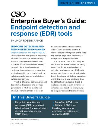 Download the endpoint detection and response (EDR) enterprise buyer’s guide