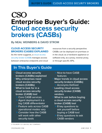 Download the cloud access security broker (CASB) enterprise buyer’s guide