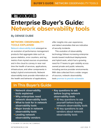 Download our network observability tools enterprise buyer’s guide