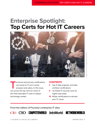 Download the Hot IT Certifications Enterprise Spotlight